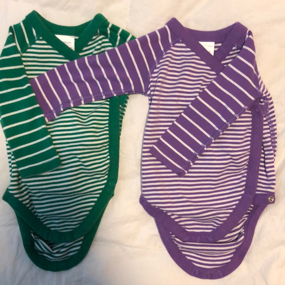 2 Hanna Andersson longsleeve onesies